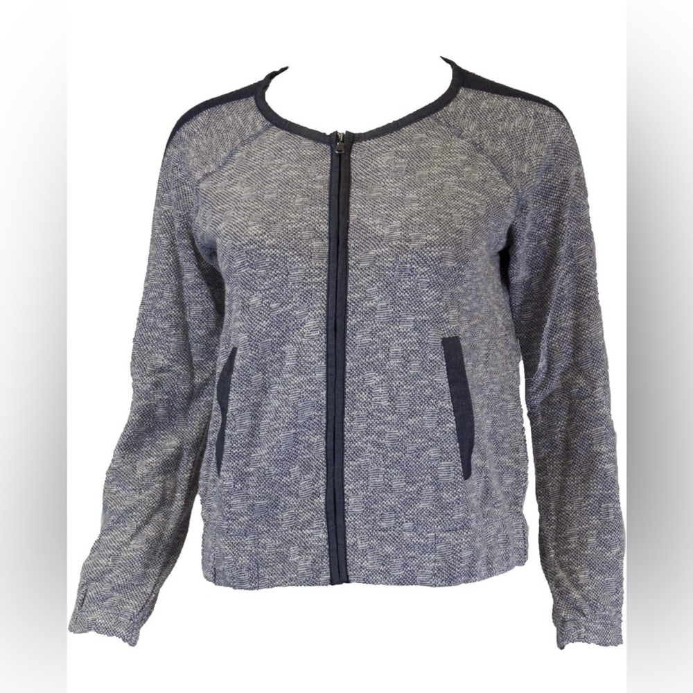 Grey State Reese Jacket - size small - metallic navy combo